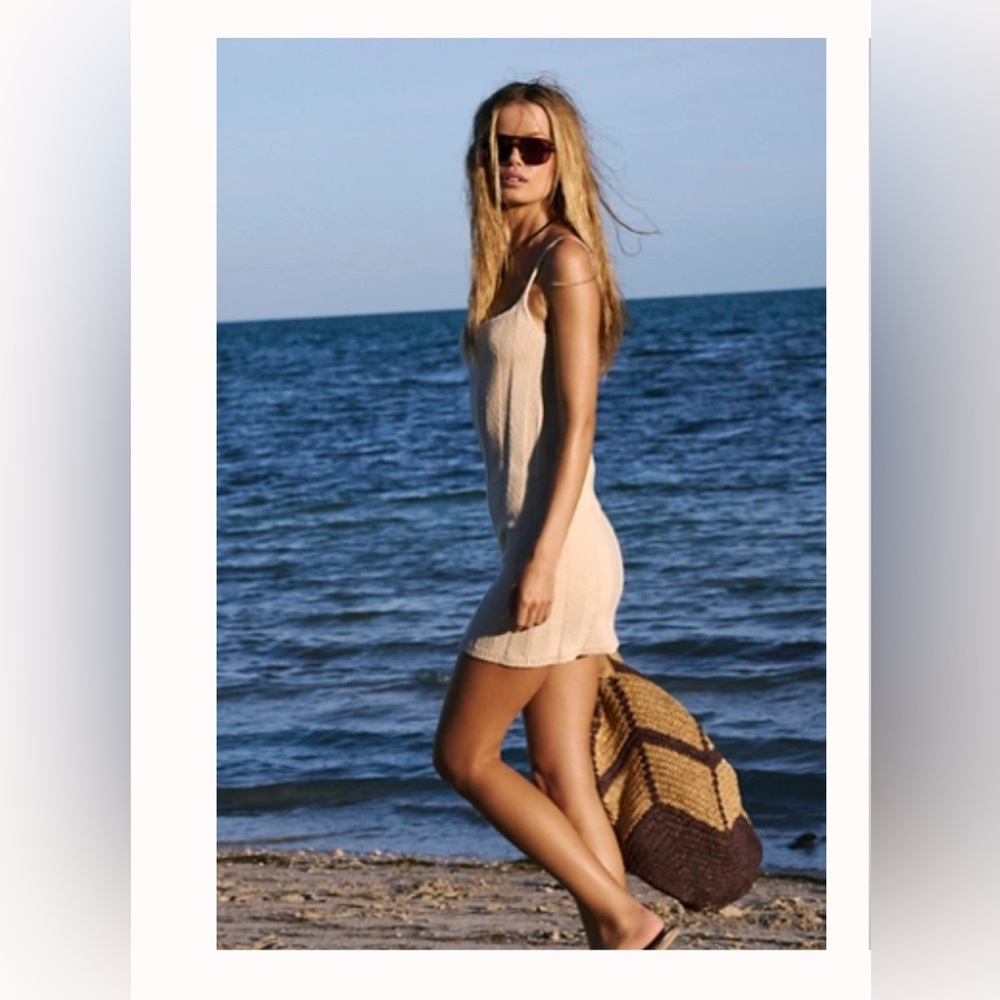 Free people stellar sweater mini dress